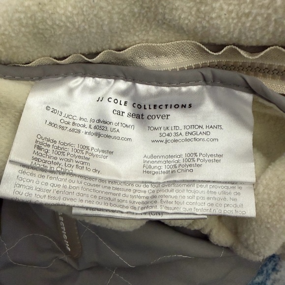 JJ Cole car seat cover - Picture 2 of 3